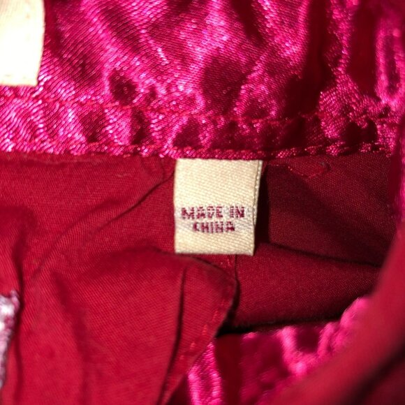 Roar Signature Embellished Y2K Red Button Up Shirt Size XS Heart Pockets - Picture 8 of 11